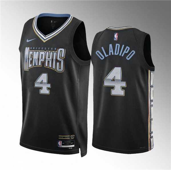 Men's Memphis Grizzlies #4 Victor Oladipo Black 2022-23 City Edition Stitched Jersey Dzhi,We sell and wholesale Men's Memphis Grizzlies #4 Victor Oladipo Black 2022-23 City Edition Stitched Jersey Dzhi on line form chian!